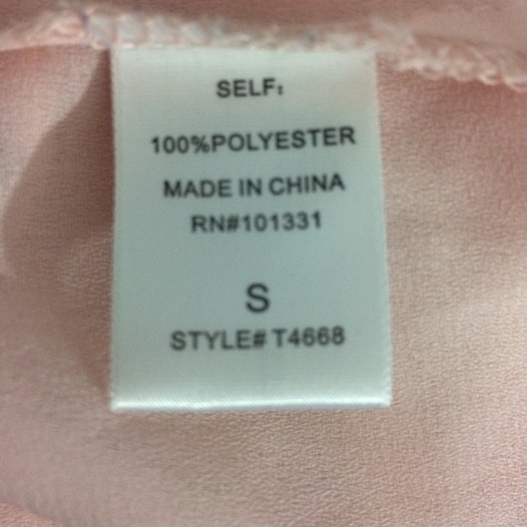 Charlotte Russe Womens S Pink Rhinestone Blouse - Picture 5 of 7